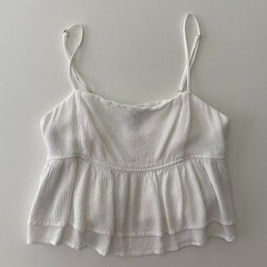 Flowy Spaghetti Strap Crop Top